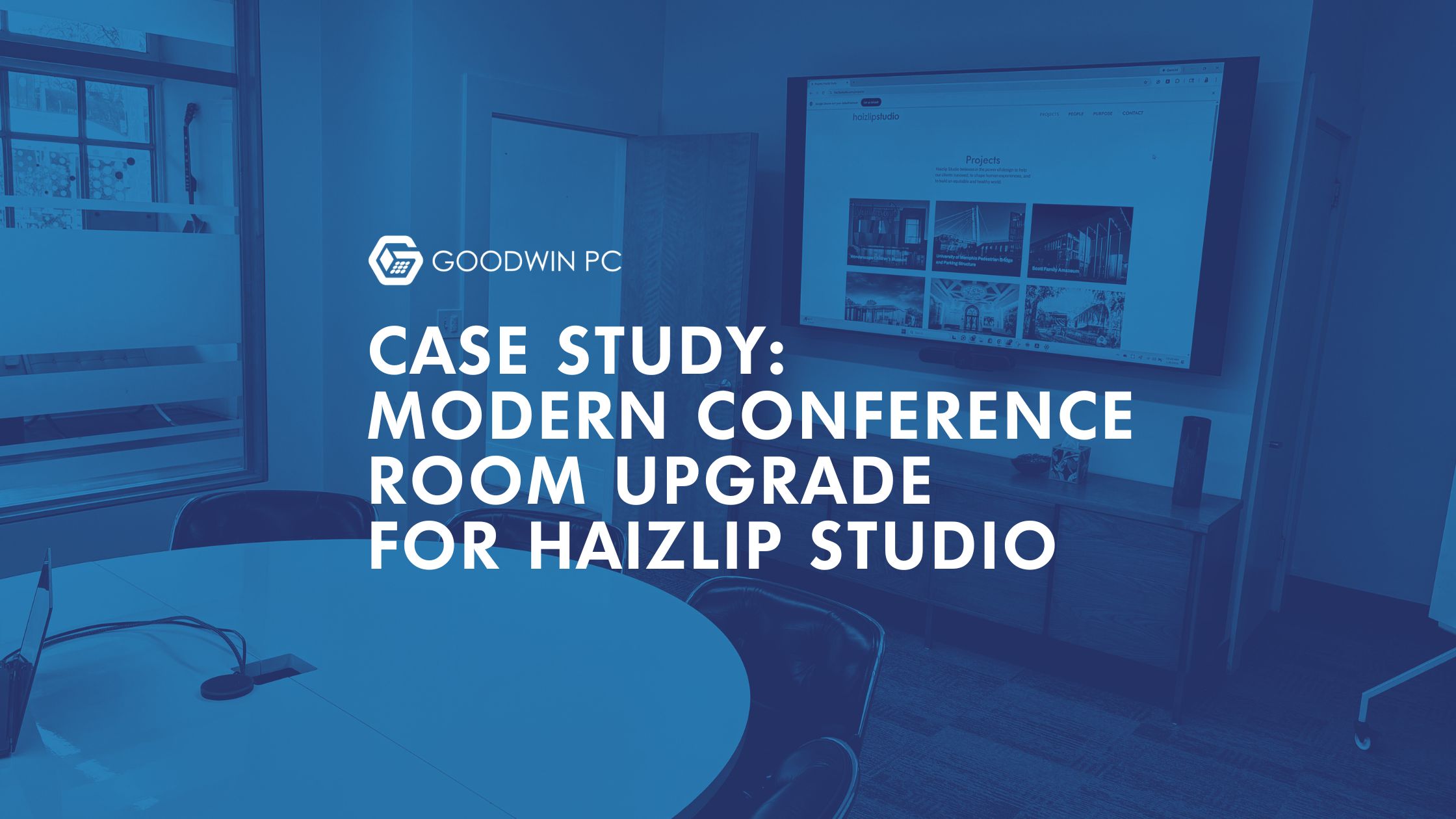 Case Study: Modern Conference Room Upgrade for Haizlip Studio